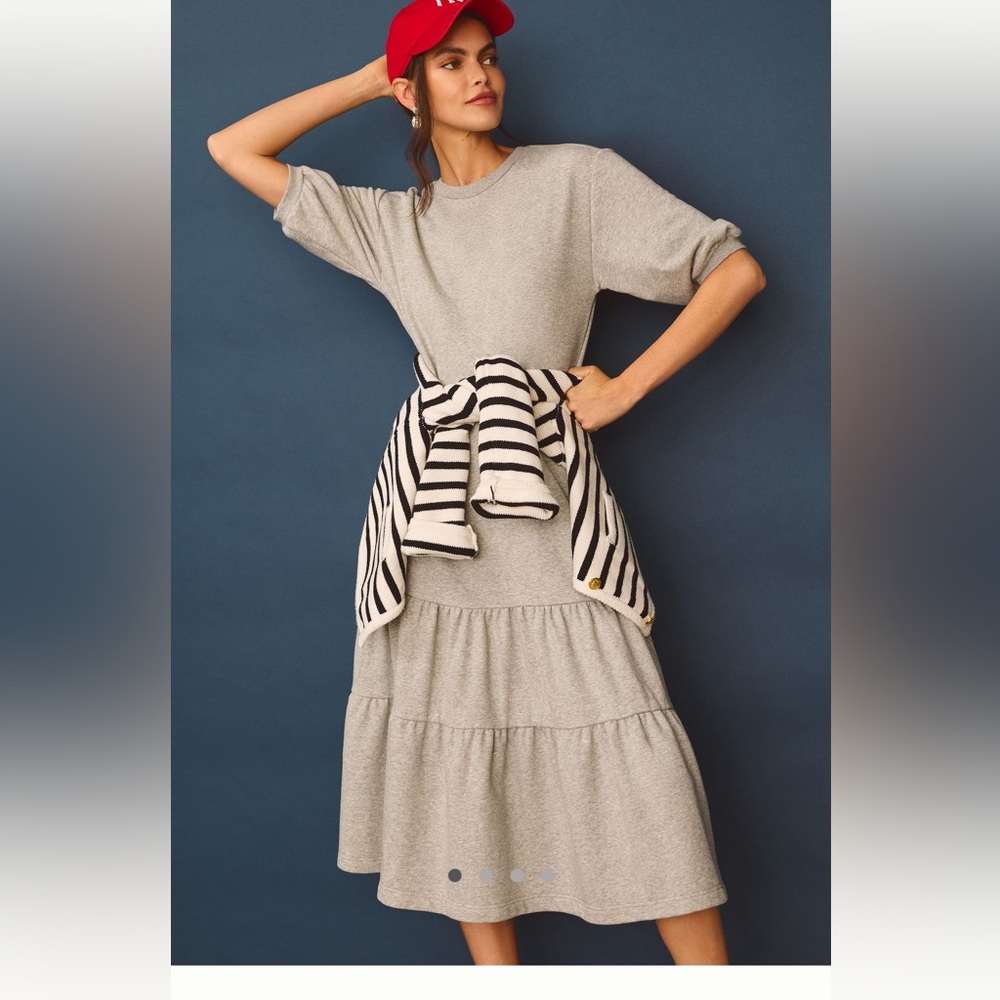 Anthropologie Daily Practice Tiered Lounge Dress - fits  L